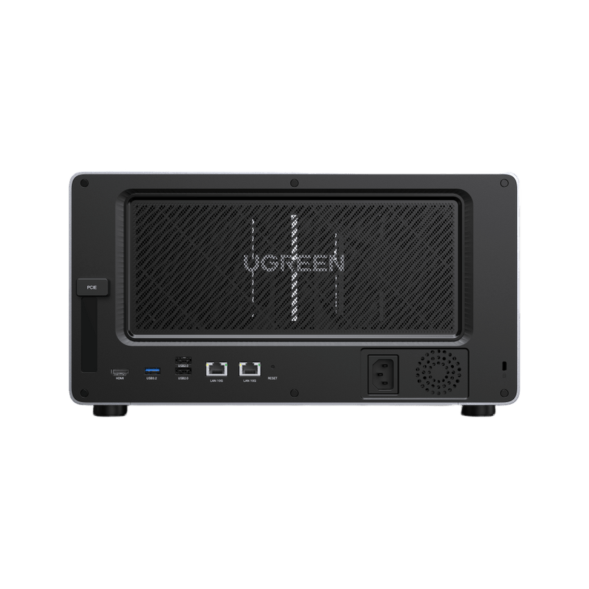 NAS UGREEN NASync DXP8800 Plus / Intel Core i5-1235U 10 Núcleos / 8 Bahías SATA + 2 M.2 NVMe / 2 Puertos 10GbE / Thunderbolt 4 / HDMI 8K / DDR5 Expandible 64GB / PCIe 4.0 x4