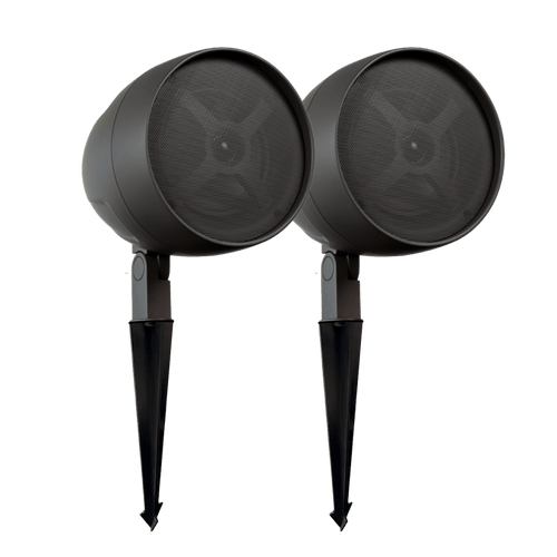 Altavoz de 2 vías | exteriores | 70V / 100V | woofer de 6.5 in | negro