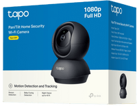 Cámara de Seguridad Interior Wi-Fi 360°, 1080p Full HD, Visión Nocturna 12 m, Detección IA Personas y Llanto de Bebé, Audio Bidireccional, Compatible Alexa y Google Home, Almacenamiento microSD 512 GB