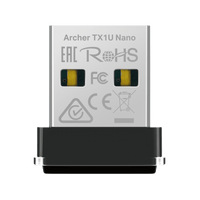 Adaptador USB Inalámbrico AX300 / Wi-Fi 6 2.4 GHz / 287 Mbps / Nano Size / OFDMA y MU-MIMO / Driver Pre-cargado / WPA2-PSK