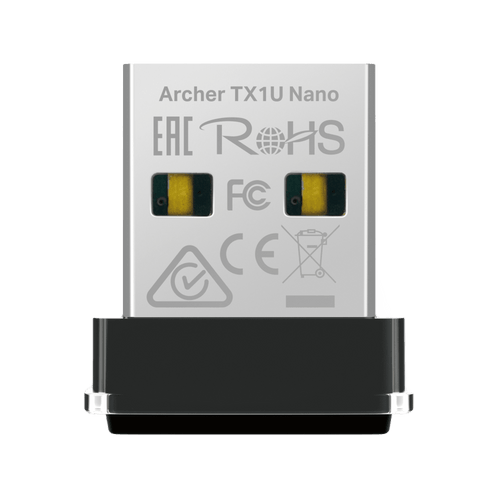 Adaptador USB Inalámbrico AX300 / Wi-Fi 6 2.4 GHz / 287 Mbps / Nano Size / OFDMA y MU-MIMO / Driver Pre-cargado / WPA2-PSK