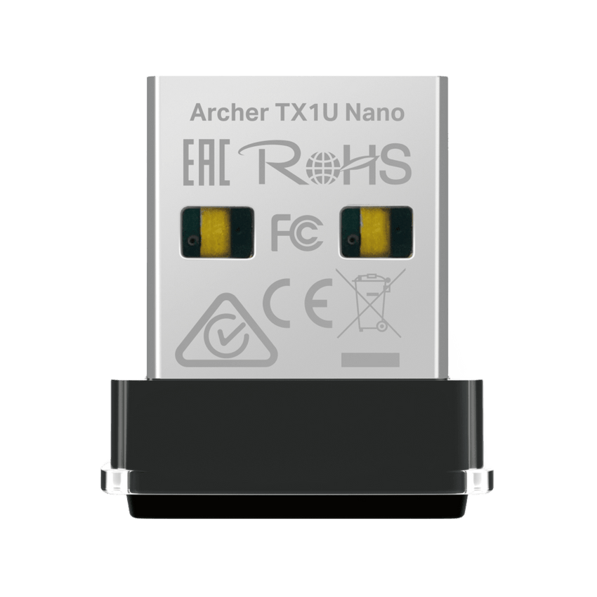 Adaptador USB Inalámbrico AX300 / Wi-Fi 6 2.4 GHz / 287 Mbps / Nano Size / OFDMA y MU-MIMO / Driver Pre-cargado / WPA2-PSK