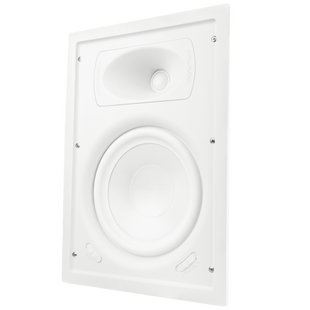 Speaker In-Wall TruAudio Ghost Series | 2 Way | Woofer 8in Polipropileno Blanco | Tweeter 1in | Potencia 5-125 W | Impedancia 8Ω | Rango de Frecuencia 40-20kHz | Sensibilidad 90dB