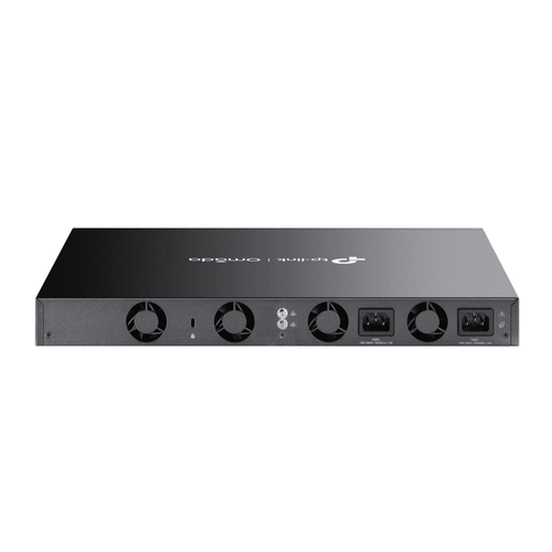 Switch Omada L3 SDN Administrable / 48 puertos Gigabit y 6 puertos SFP+ / Funciones RIP, VRRP, Servidor DHCP / Administración centralizada OMADA / Fuente Redundante