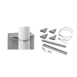 Kit de Montaje en Poste para Gabinete Concept de 20 Pulgadas (508 mm) de Ancho, Acero Gris