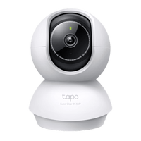 Cámara de Seguridad Doméstica Tapo C230 / 5MP 3K (2880×1620) / 360° Pan-Tilt / Detección Inteligente IA / Visión Nocturna 12 m (40 ft) / Audio Bidireccional / Almacenamiento microSD 512GB / Compatible Alexa y Google H