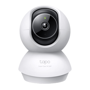 Cámara de Seguridad Doméstica Tapo C230 / 5MP 3K (2880×1620) / 360° Pan-Tilt / Detección Inteligente IA / Visión Nocturna 12 m (40 ft) / Audio Bidireccional / Almacenamiento microSD 512GB / Compatible Alexa y Google H