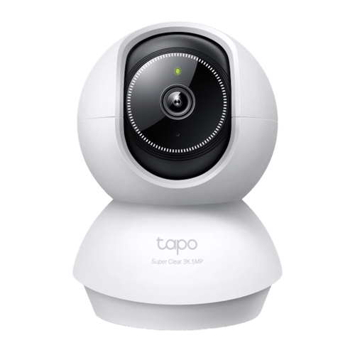 Cámara de Seguridad Doméstica Tapo C230 / 5MP 3K (2880×1620) / 360° Pan-Tilt / Detección Inteligente IA / Visión Nocturna 12 m (40 ft) / Audio Bidireccional / Almacenamiento microSD 512GB / Compatible Alexa y Google H