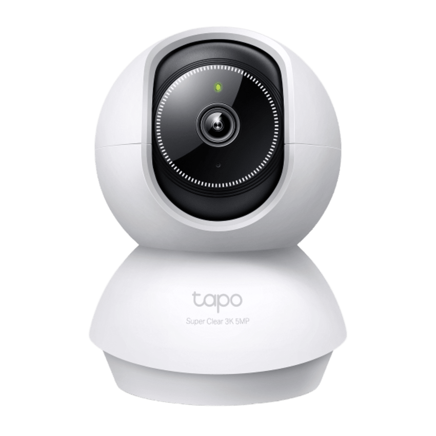 Cámara de Seguridad Doméstica Tapo C230 / 5MP 3K (2880×1620) / 360° Pan-Tilt / Detección Inteligente IA / Visión Nocturna 12 m (40 ft) / Audio Bidireccional / Almacenamiento microSD 512GB / Compatible Alexa y Google H