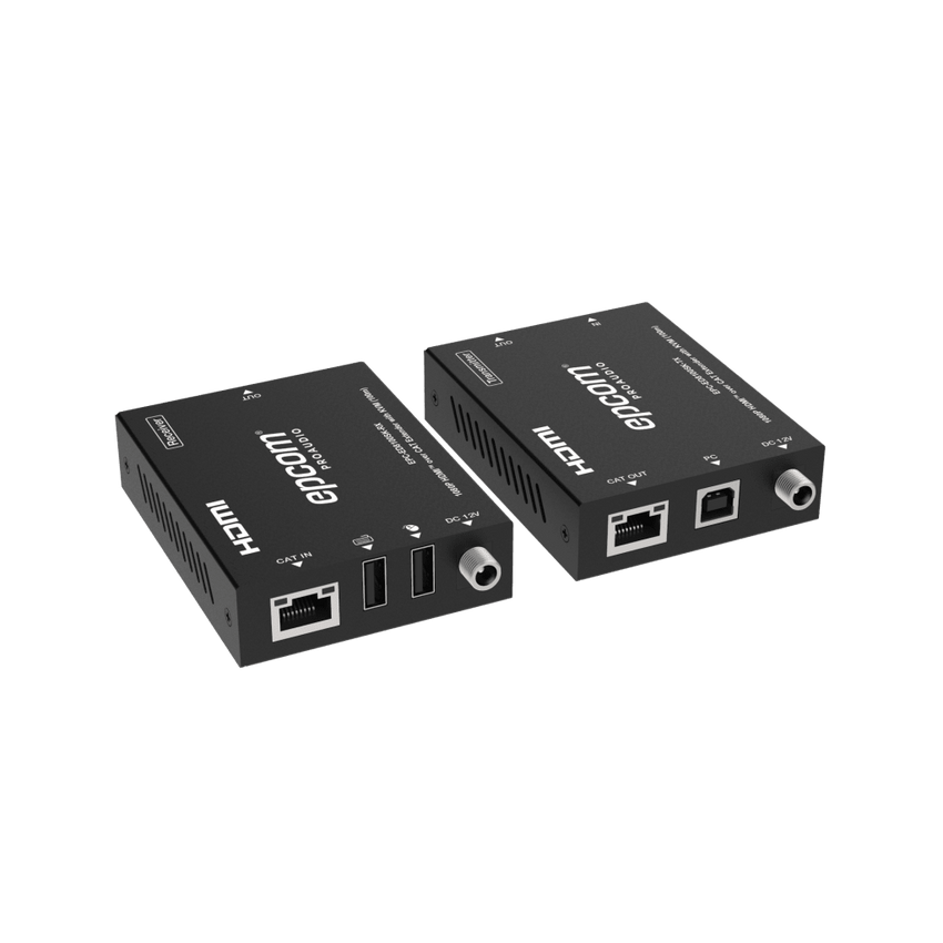 Extensor HDMI | Soporta KVM | Transmisión hasta 100 m | Cable CAT6 |  1080P@60Hz | Copia EDID automática | Sin compresión ni retraso | PoC