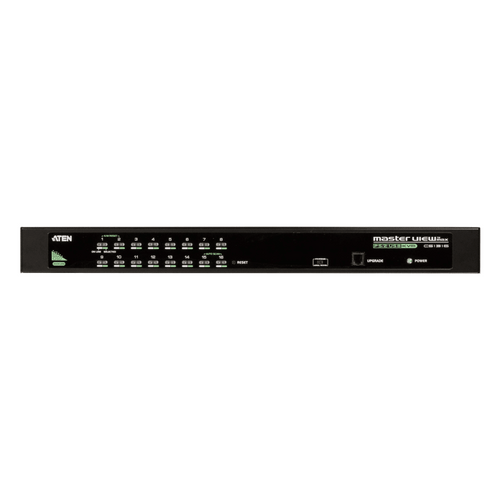 Switch KVM | 16 Puertos | Control 64-256 Computadoras | USB-PS/2 Dual Interface | Video 2048x1536 | Hotkey-OSD | Rack Mount 1U