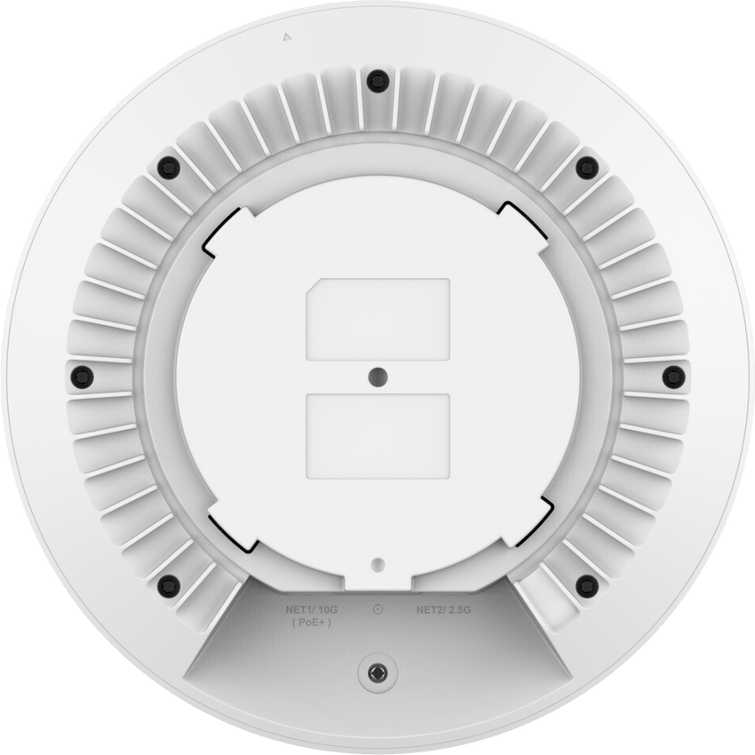 Punto de Acceso Wi-Fi 7 Empresarial BE21000 / Throughput 21 Gbps Inalámbrico / MU-MIMO 4x4:4 (5GHz y 6GHz) / 768 Clientes Simultáneos / Puerto 10G PoE++ y 2.5G / MLO - 4096 QAM - Multi-RU / Gestión Integrada 50 APs / BLE 5.3 / Cobertu