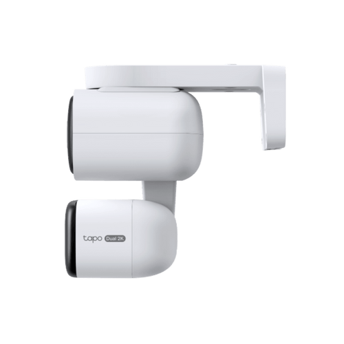 Cámara de Seguridad Dual PTZ / 2 Lentes 2K+2K (3MP cada uno) / 3x Claridad Telefoto / IP65 Exterior / IA Inteligente / Seguimiento Sincronizado / Vista Dual Simultánea / Color Night Vision / Audio Bidireccional / 125.5° Gran Angular + 67