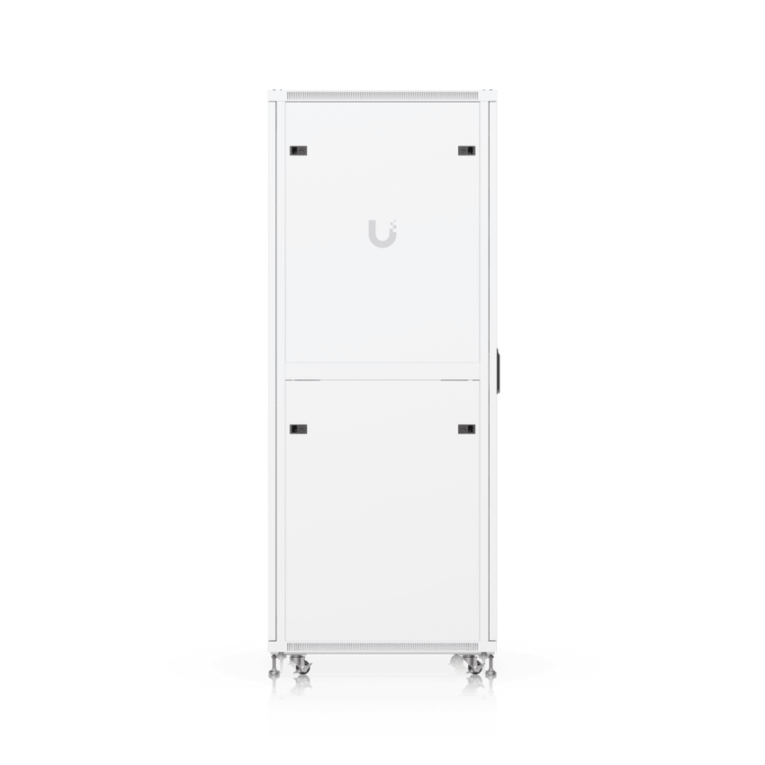 UACC Rack Cabinet 42U (600 × 800 mm) – Gabinete de Piso Totalmente Ensamblado con Ventiladores Integrados, Paneles Removibles, Ruedas con Seguro y Puerta Frontal Perforada para Óptimo Flujo de Aire