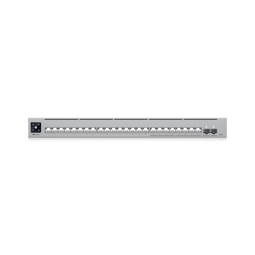 UniFi Switch Pro Max 24 – Switch Capa 3 con 24 Puertos (8 × 2.5 GbE y 16 × 1 GbE), 2 Puertos SFP+ 10G y Pantalla Informativa Integrada