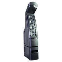 Altavoz Line Array Exterior | 200W RMS | 37 Hz - 20 kHz | 16 Tweeters + 4 Midranges + 1 Woofer | IP56 | Instalación Enterrada o Base Placa | Cobertura 25-30 pies (7.6-9.1 m)