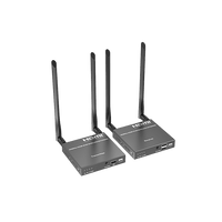 Extensor Inalámbrico HDMI| Con KVM | 4K@60Hz 4096x2160 | Tecnología ipcolor | Banda 5G 5.18-5.24 GHz | Distancia 50 m | Conexión de Hasta 1 a 4