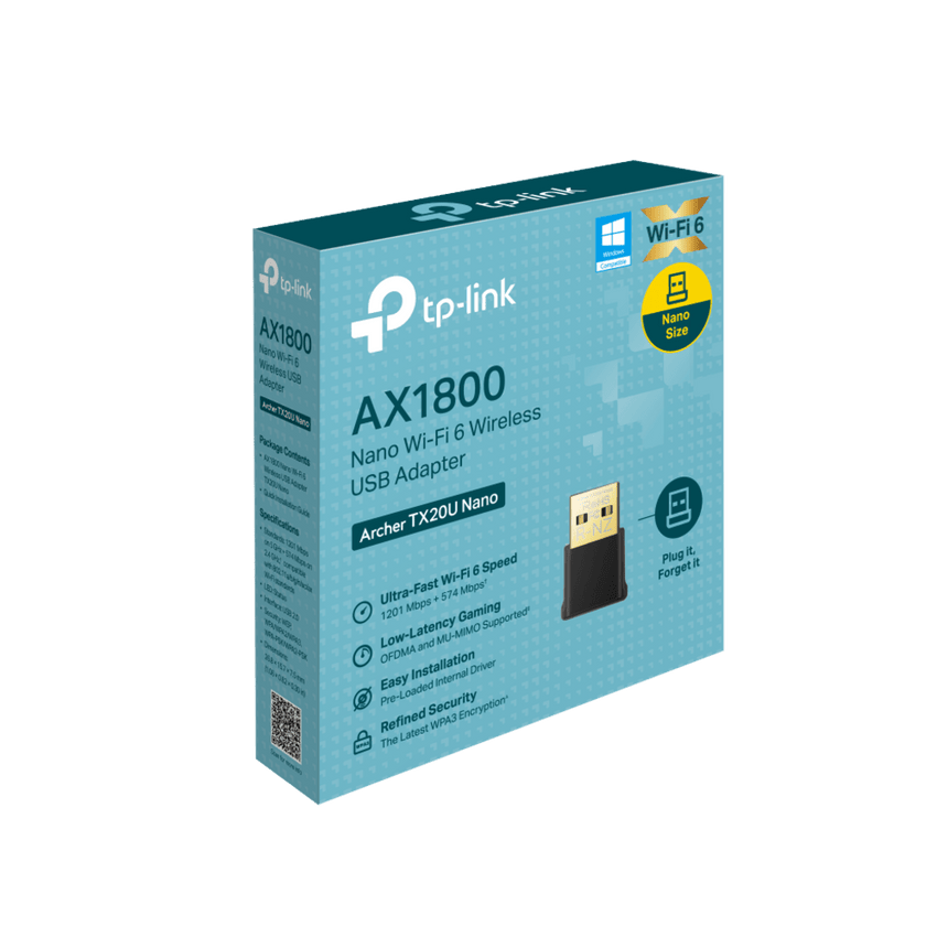 Mini Adaptador USB inalámbrico doble banda AC 600 Mbps, antena onmidireccional.