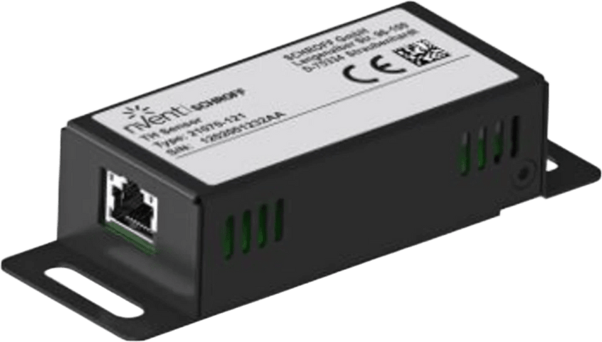 Sensor de Contacto Digital de Entrada / 12V / 2 RJ45 / Caja Metálica / 40 mts / Montaje Fácil / 16 sensores en cadena