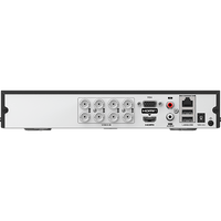 DVR 8 Canales TURBOHD + 8 Canales IP / 8 Megapixel (4K) / Audio Bidireccional / ACUSENSE / 1 Bahía de Disco Duro / Salida de Video en Full HD / H.265+