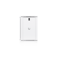 UACC Rack Cabinet 12U (550 x 450 mm) - Gabinete Cerrado para Montaje en Pared con Puerta de Vidrio Templado, Totalmente Ensamblado con Ventiladores Integrados y Paneles Removibles