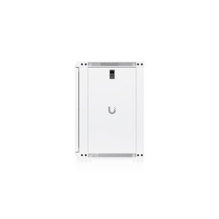 UACC Rack Cabinet 12U (550 x 450 mm) - Gabinete Cerrado para Montaje en Pared con Puerta de Vidrio Templado, Totalmente Ensamblado con Ventiladores Integrados y Paneles Removibles