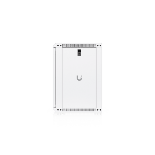 UACC Rack Cabinet 12U (550 x 450 mm) - Gabinete Cerrado para Montaje en Pared con Puerta de Vidrio Templado, Totalmente Ensamblado con Ventiladores Integrados y Paneles Removibles