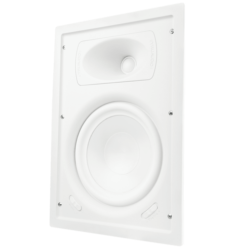 Speaker In-Wall TruAudio Ghost Series | 2 Way | Woofer 8in Polipropileno Blanco | Tweeter 1in | Potencia 5-125 W | Impedancia 8&Omega; | Rango de Frecuencia 40-20kHz | Sensibilidad 90dB