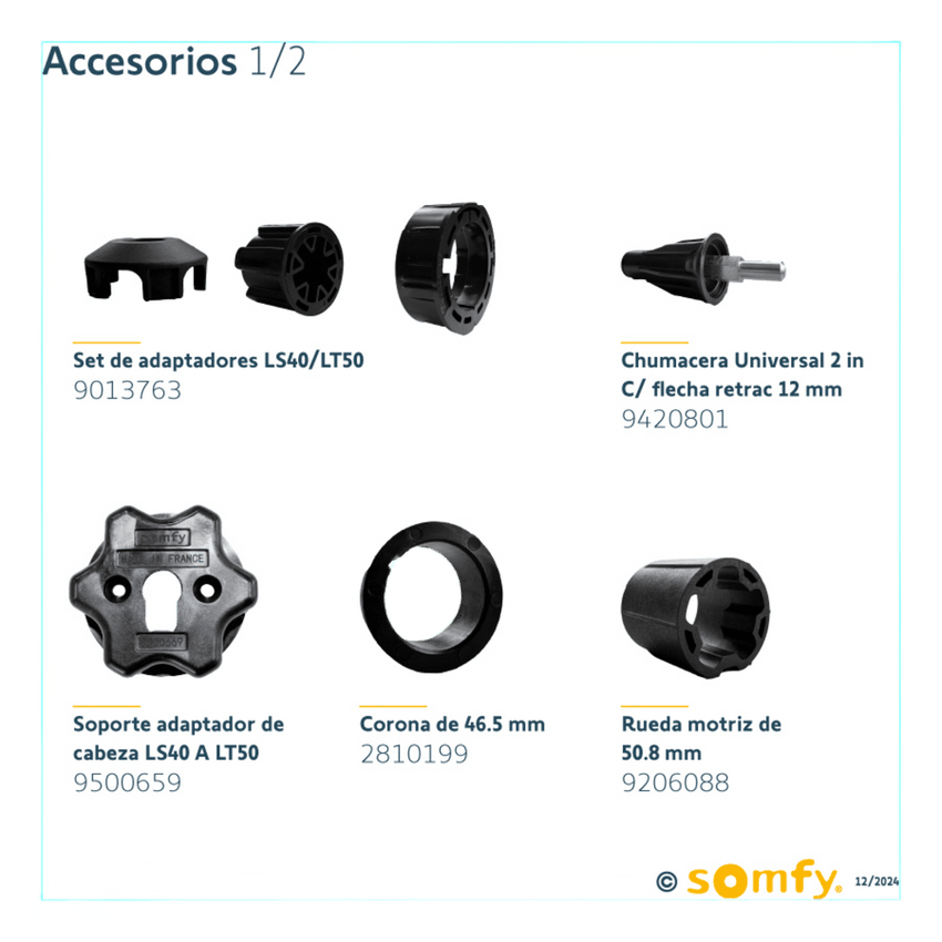 Para persiana, motor tubular mecánico, integrable con Shelly25 o MINICENTRALIS señal RTS, Persiana de 2.3 ancho y alto 4 mts.