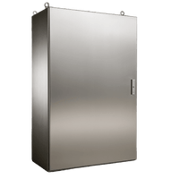 Gabinete de Acero Inoxidable IP55  (800 x 1600 x 400 mm) con Placa Interna Galvanizada.