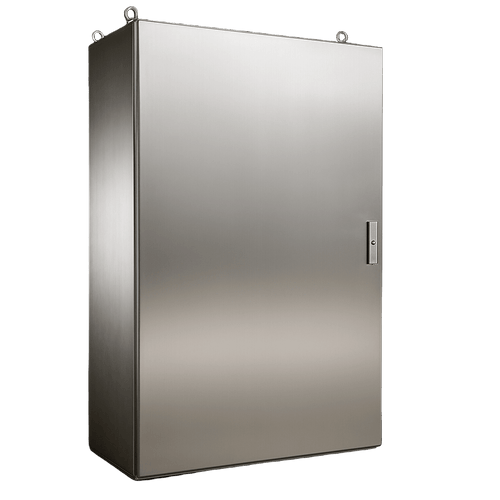 Gabinete de Acero Inoxidable IP55  (800 x 1600 x 400 mm) con Placa Interna Galvanizada.