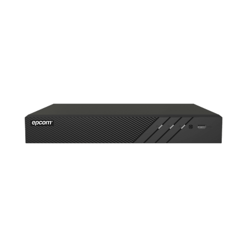 DVR 4 Canales 4K TURBOHD + 4 Canales IP / 8 Megapixel (4K) / Audio Bidireccional por Coaxitron / ACUSENSE  / 1 Bahía de Disco Duro / Salida de Video en Full HD / H.265+