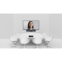 Barra de Videoconferencia Yealink A50 con IA y Consola Táctil CTP25, Todo en Uno para Salas Medianas y Grandes con Seguimiento Automático del Hablante