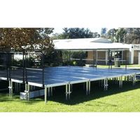 Tarima modular para escenario | 2 metros x 1 metro | aluminio