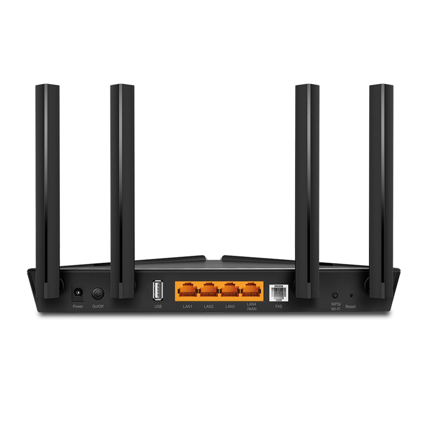 ONU/ONT - GPON Router WIFI AX 1800 / 1 Puerto PON SC/APC / 1 Puerto FXS (RJ11) / 4 Puertos LAN 10/100/1000 MBPS / Compatible con EasyMesh /  Soporta AgiNet Config - AgiNet ACS (herramienta de gestón remota)