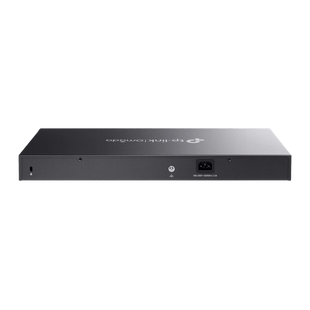 Switch Smart Omada 18 Puertos Gigabit / 16 Puertos PoE+ 802.3af/at / 2 Ranuras SFP Gigabit / Presupuesto PoE 150 W / Switching 36 Gbps / Enrutamiento Estático L2+ / Gestión Cloud SDN / Fanless / Montable en Rack
