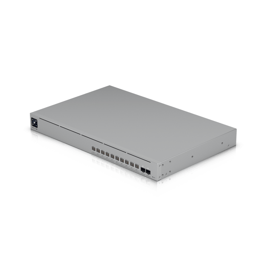 USW Pro XG 10 PoE Switch PoE+++ Capa 3 Etherlighting™ de 10 Puertos 10GbE (Todos PoE+++) y 2 Puertos SFP+ con Disponibilidad PoE de 400W