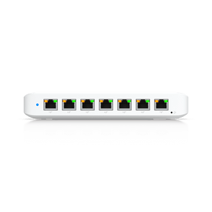 USW Ultra 210W Switch de 8 Puertos GbE (7 Puertos PoE+ y 1 Puerto Entrada PoE++) con Opciones de Montaje Versátiles
