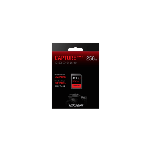 Tarjeta SD de 256G / 250 MB/s Lectura / 180 MB/s Escritura / U3 V60 / 4K Video