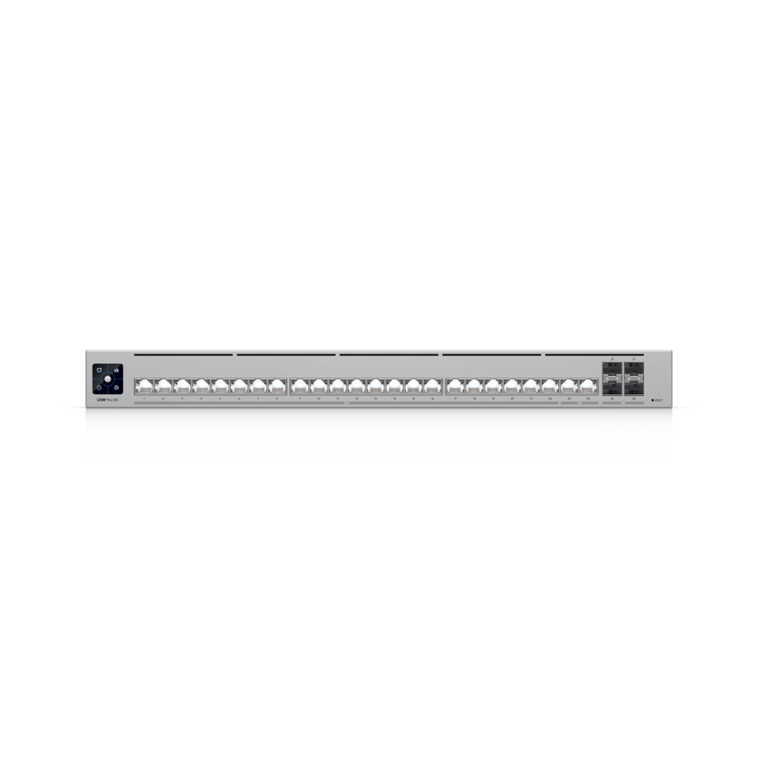 UniFi Switch Pro HD Capa 3, 24 puertos Etherlighting / (22) puertos 2.5 GbE, (2) puertos 10GbE, (4) puertos 10G SFP+