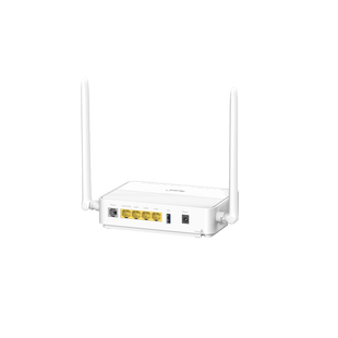 ONU FTTO, WIFI 7 2.4 GHz / 5GHz, 1 Puerto GPON, 4 Puertos GE, 1 Puerto POTS
