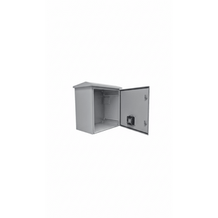 Kit Gabinete Ventilado de Acero, Montaje Rack 19" 11U, IP55 Uso en Exterior (593 x 609 x 399 mm) con Placa Trasera Interior Metálica y Compuerta Inferior Atornillable. Incluye Ventilador, Ventilas, filtros, Terminal de Tierra Física, Ch
