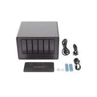 NAS UGREEN NASync DXP6800 Pro / Intel Core i5-1235U 10 Núcleos / 6 Bahías SATA + 2 M.2 NVMe / 2 Puertos Thunderbolt 4 / 2 Puertos 10GbE / 8K HDMI / PCIe 4.0 x4 / DDR5 Hasta 64GB / Compatibilidad Multiplataforma