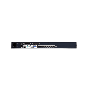 Switch KVM | Conexión Cat 5e | 8 puertos | Resolución 1920 x 1200 |  Conexión de Múltiples Switches | Compatible Windows, Linux, Mac