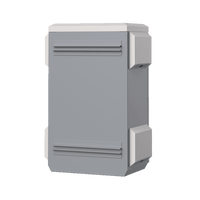 IP55 PROTECCIÓN CONTRA INGRESO EXCELENTE DISEÑO A PRUEBA DE POLVO Y AGUA QUE PROTEGE EL EQUIPO DENTRO DE LA CAJA EN EXTERIORES