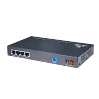 ONU Dual EPON/GPON / 4 Puertos PoE 802.3af/at Gigabit / 1 Puerto SC/UPC