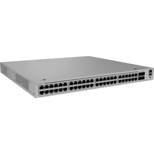 Switch eKit Distribución/Core MultiGigabit PoE+ Capa 3 / 48 puertos PoE+ 2.5 Gbps + 4 SFP+ / iStack / PoE Perpetuo (360 W) / Libre de Licenciamiento