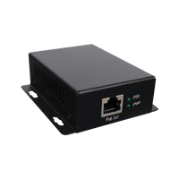 Inyector PoE Industrial / Ideal para Aplicaciones Solares / Entrada 9-42 Vcc / Salida PoE 48V / Conexión plug and play / Ideales para Conectar Cámaras PoE