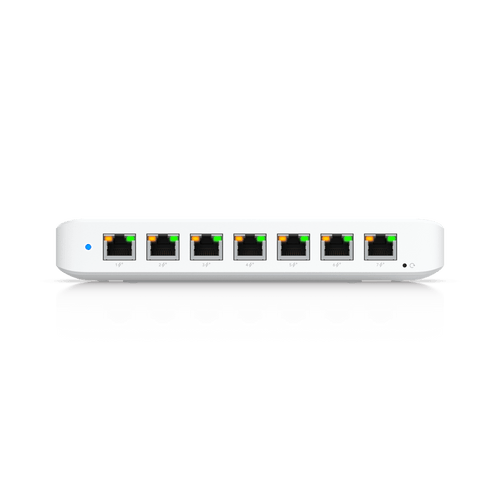 USW Ultra 60W Switch de 8 Puertos GbE (7 Puertos PoE+ y 1 Puerto Entrada PoE++) con Opciones de Montaje Versátiles