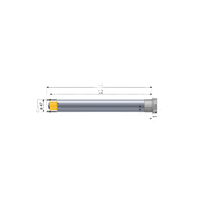 Motor inalámbrico RTS alimentación 110V para persianas, ventana de 3 mts ancho y alto 4 máximo